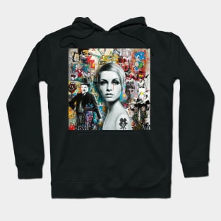 Twiggy & Chaplin pop art Hoodie